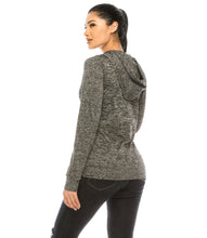 Load image into Gallery viewer, Women&#39;s Full Zip Grey Hoodies Jacket