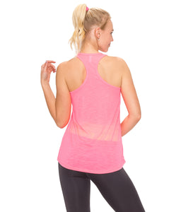 Sleeveless Fuchsia Tank Top